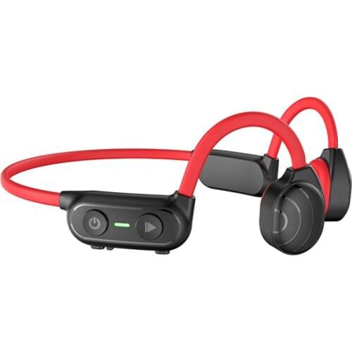 Eardphone Bluetooth 5.0 Waterproof Wireless Sports Headset With Mic Build-in MP3 Player Stereo Earbuds Not In-ear Earphones