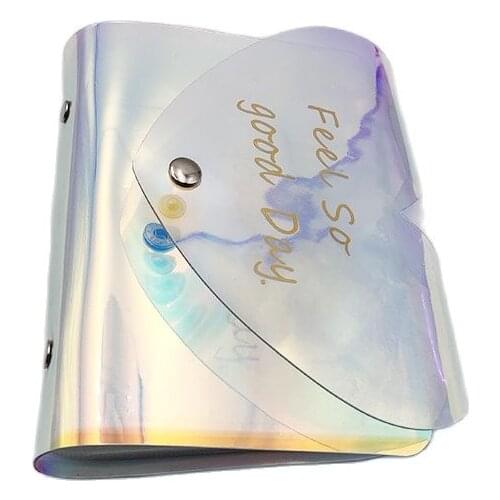 3 Inch Photo Album 64 Pockets Laser Colorful Photos Postage Stamp Album Instax & Name Card Holder Collecting Storage Book