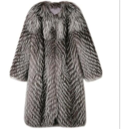 JQNZHNL Artificial Fur Coats