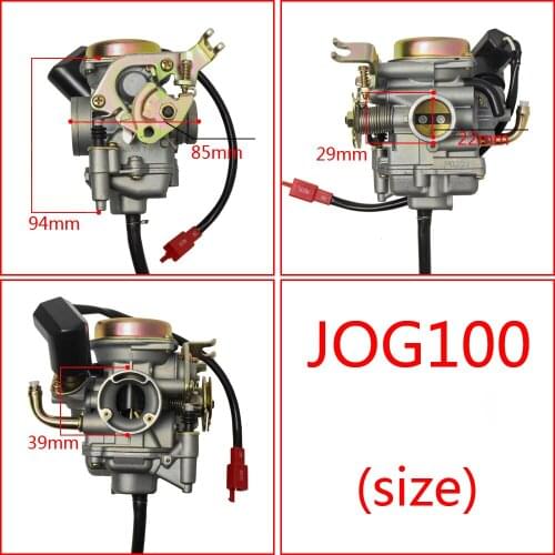 A578 Motorcycle Carburetor With Accelerator Pump For Yamaha JOG100 Carburetor PD22 100cc 149QMG Scooter Parts