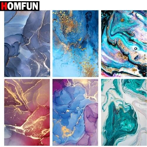 HOMFUN Full Square/Round Drill 5D DIY Diamond Painting "Sea wave landscape illustrat" Embroidery Cross Stitch 5D Home Decor Gift