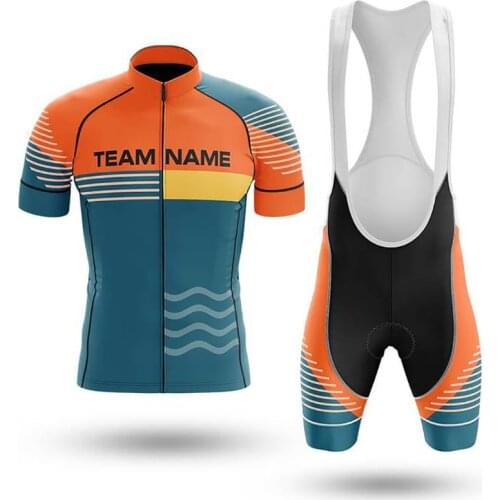 Cycling Team Customized Cycling Jersey Set Breathable Mens Short Sleeve Cycling Clothing Summer MTB Anti-UV Bicycle Jersey