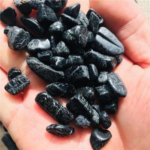 100g natural crystal black tourmaline polishing and mineral reiki healing crystal gem to make jewelry samples