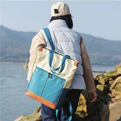 New Womens Waterproof Nylon Backpack Multi-pocket Travel Backpack Girl Bag Girl