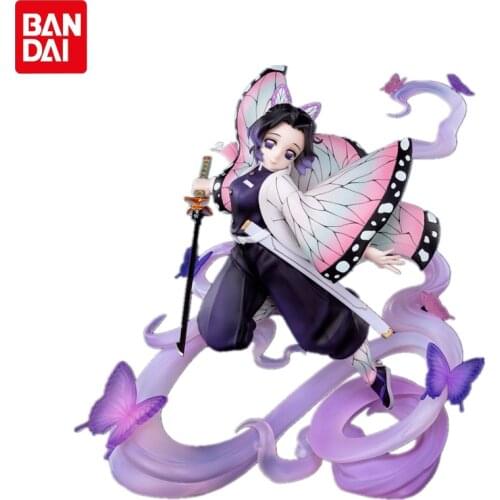 Bandai Genuine Figuarts ZERO Anime Demon Slayer Kochou Shinobu Action Figure Collections Hand-Made Toys