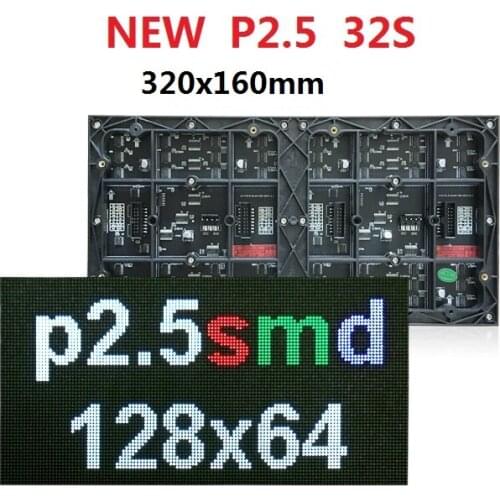 P2.5 SMD 320x160mm 128x64 Pixels 32s Full Color RGB Indoor LED Display Module