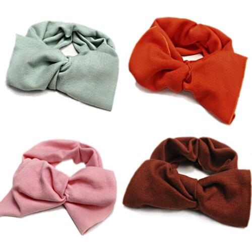 Fashion Korea Big Bow Headbands For Women Girls Knit Hair Accessories Elastic Hairband Head Band Headdress New