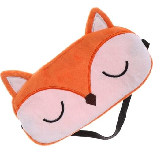 Cute Travel Eye Patch Soft Blindfold Fox 3D Sleep Mask Natural Sleeping Eye Mask Eyeshade Cover Eye Patch For Women Men