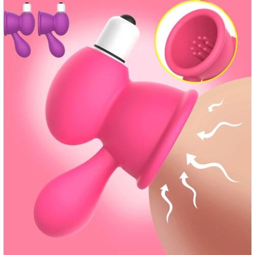 Sex Vibrating Nipple Sucker Breast Enlargement Vibrator Sex Toys Masturbator for Woman Female Clitoris Stimulator Clit Vibrators