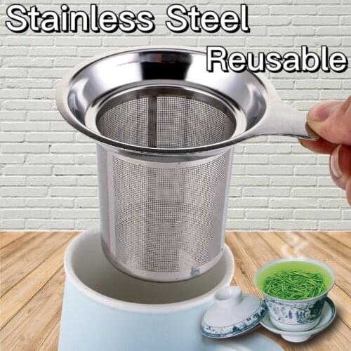 Reusable Stainless Steel Mesh Tea Infuser Strainer Teapot Coffee Tea Filter For Tea Lover