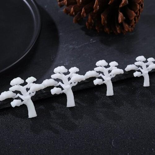 Silicone Mini Mushroom Tree Model Resin Mold Rose Deer Landscape Fillings Crafts