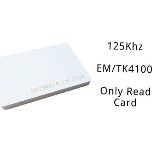 20pcs TK/EM4100 Access Control ID Card Smart Chip Tag for Attendance Badge 125Khz RFID Read-Only Authorization Key Fob