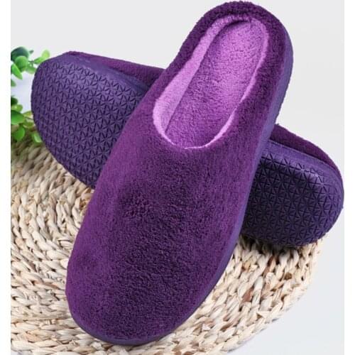 2017 Slippers Men Women Indoor Pantufas Winter Cotton Striped Slipper Home Shoes Soft Floor Household Female/Male Plush Chinelos