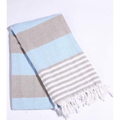 Turkish Towel Women Outdoor Tippet Scarf Beach Blanket Shawl Girls Poncho Kitchen Towels 100x180cm