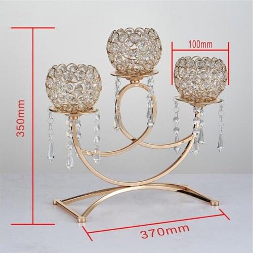 Gold metallic candelabra for floral riser wedding centerpiece stand ,wedding party event candlestick