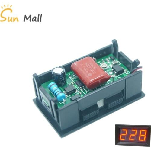 1PC 0.56" LED AC 70-500V Digital Voltmeter 0.56 inch LED Display Panel 2 Wire Volt Voltage Test Meter