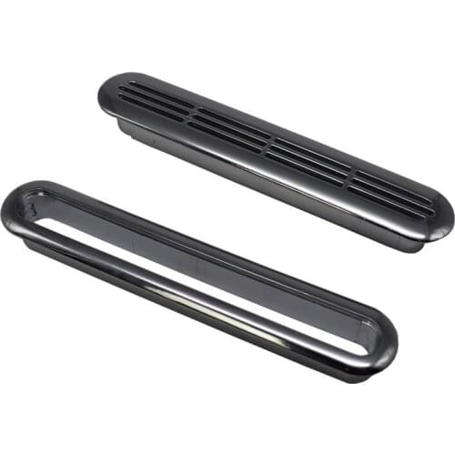 2pcs Oval Air Vent Plastic Ventilation Cover for for Closet Wardrobe Shoe Cabinet Vents Perforated Sheet Furniture Accessories