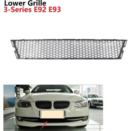 AL21 -Lower Grille Decorative Covers for-BMW 3 Series E92 E93 2010-2014 Front Lower Bumper Grille Cover 51117227889
