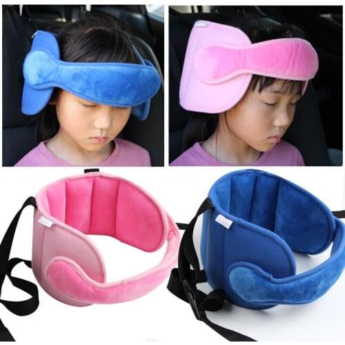 Children Safety Seat Head Holder Baby Kids Child Adjustable Neck Support Sleep Nap Aid Pillow Safety Playpen Protected Headrest