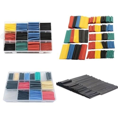 Shrink Wrapping Heat Shrink Tube Thermoresistant Tube Cable Protector Heat-Shrinkable Sheath Shrink Tube Braid For Wires Cable
