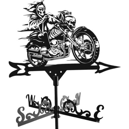 Garden Weathervane Outdoor Home Roof Weather Vane Retro Farm Wind Indicator