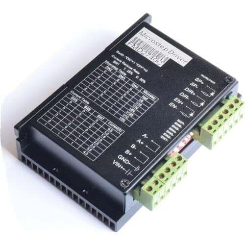 FMD2740C 2 Phase 50VDC /4A / 128 microstep CNC stepper motor driver for Nema17,23 stepper motor cnc router milling