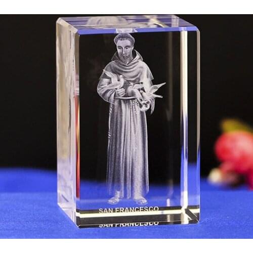 Crystal Jesus Carving Crafts Fathers Pigeons Home Decorations Car Accessories Wholesale