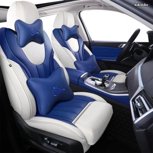 KOKOLOLEE Custom Leather car seat cover For AUDI A4 A3 A6 Q3 Q5 Q7 A1 A5 A7 A8 TT R8 Automobiles Seat Covers car seats protector