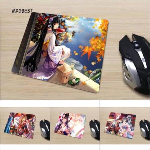 MRGBEST Anime Mouse Pad Vitality Girl Printed Mouse-pad Cute Small Game Mat Computer PC Accessories Desk Mat for Lolicon