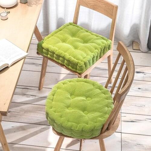 Round Square Chair Cushion PP Cotton Seat Pad For Patio Home Car Office Floor Pillow Insert Filling Memory Foam Tatami Cushion