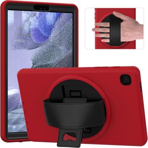 Lightweight Silicone Case with 360 Rotatable Stand for Samsung Galaxy Tab A7 Lite Kids Cover T220 T225N T225 Shockproof Case