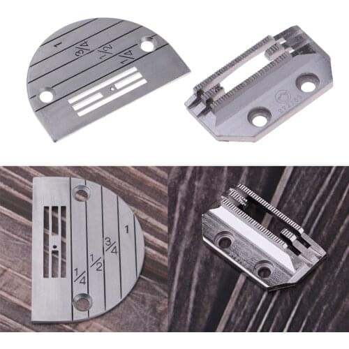 E12 Feed Dog and Needle Plate Set Industrial Sewing Machine Part Attachments