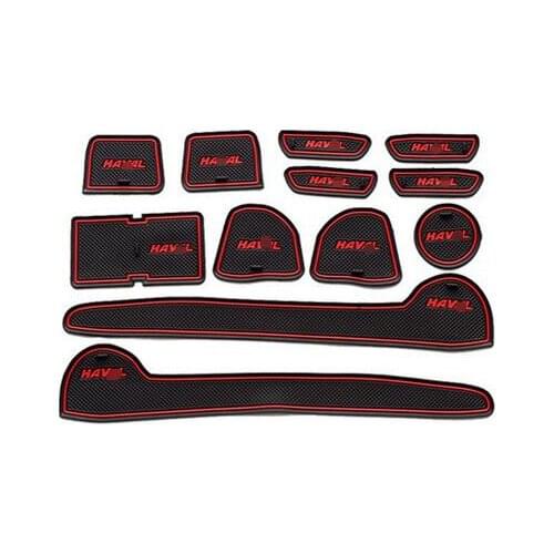 Auto anti-slip cup holder mat non slip door gate pad for Haval H6 2011-2017