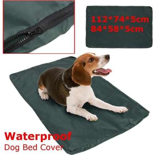 New Washable Dog Kennel Bed Cover Pet Mat Puppy Pad Nest Cushion Waterproof Green Foldable Washable Outdoor Cat Crate Cover