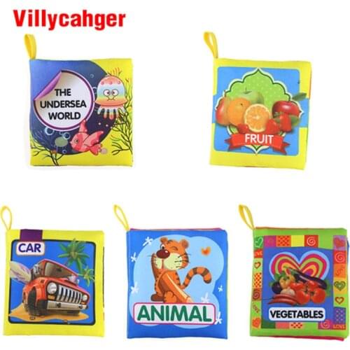 30 Set Cloth Book Learning Educational sets Coloring Animal Book For Baby 0-12 Months