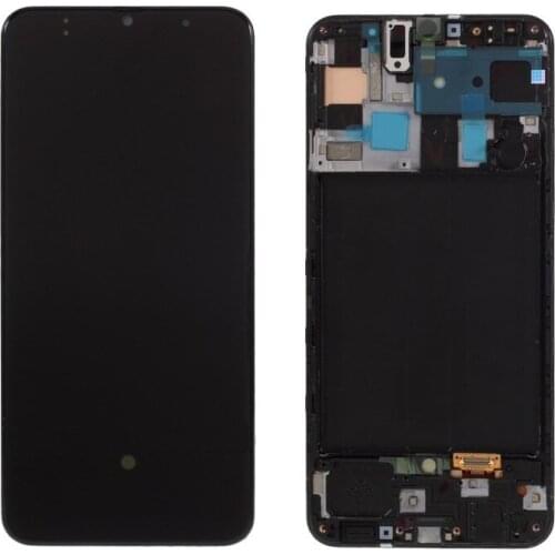 OEM Original For Samsung Galaxy A50 A505 SM-A505F LCD Screen and Digitizer Touch Screen Assembly+Frame