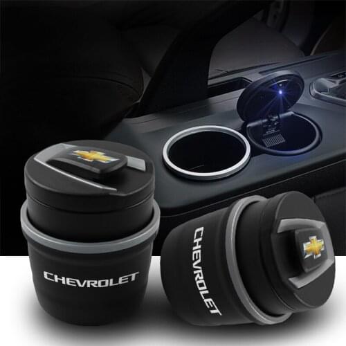 1PCS Car Home Ashtray Interior Accessories Smoke Ash Holder For Z71 Aveo Chevrolet Captiva Colorado Cruze Spark Malibu Equinox