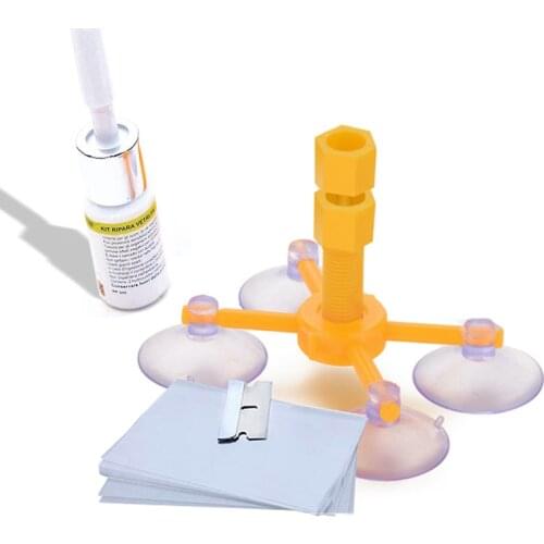 Car Windshield Repair Kit Glass Windscreen Restore Repairing Tools Set Light DIY Car Auto Kit Glass for Chip Crack