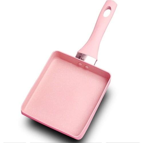 Retangular Omelette Pan Tamagoyaki Egg Pan, Nonstick Maifan Stone, Anti-Scalding Handle for Glass ,Electic Gas Stove