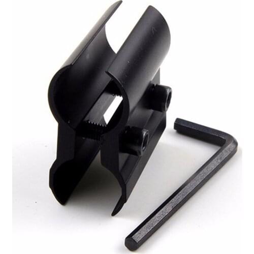 Rifle Pistol Barrel Flashlight Scope Tube Laser Clamp Mount Gun Adapter