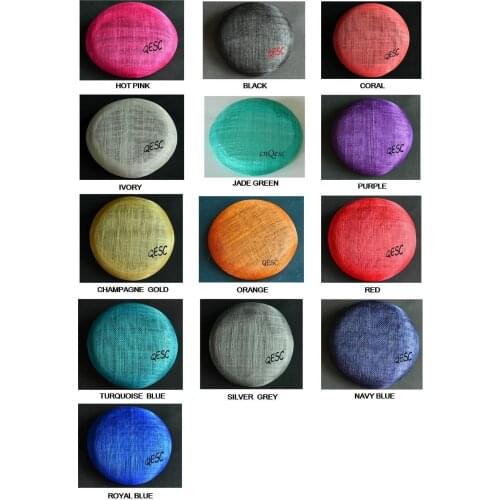 13 colours.14cm High quality sinamay base pillbox with grossgrain sweatband for fascinator hat,kentucky derby races party church