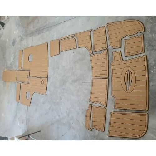 2007 Chaparral 220 SSI cockpit Swimming platform Non-slip mat 6mm Faux teak