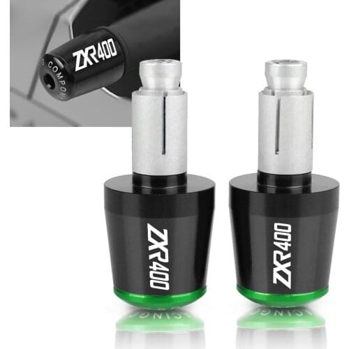 7/8" CNC Motorcycle Accessories Handlebars Bar Ends Grips Slider For Kawasaki ZXR400 1991-1999 1992 1993 1994 1995 1996 1997 98