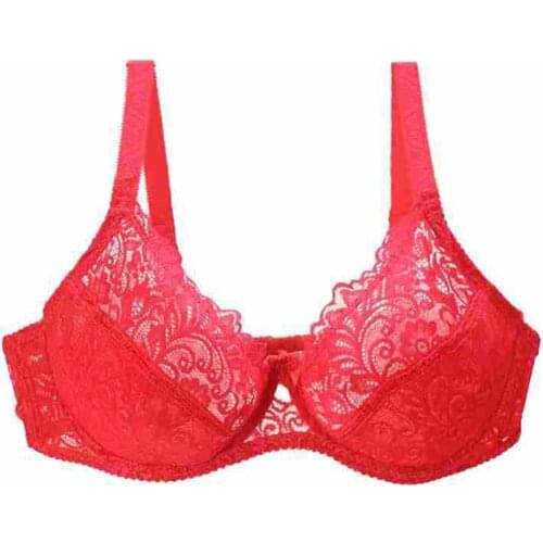 Sexy Bras For Women Push Up Bra Lace Brassiere Lingerie Bralette Underwire Ultra-Thin C D Cup Female Intimates Elegant Underwear