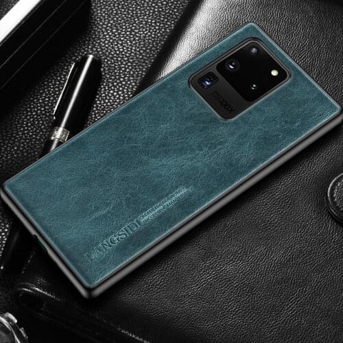 Original Oil wax Leather Cover Case for Samsung Galaxy S21 Ultra S20 FE S8 S9 S10 S20 S21 Plus Note 20 10 9 A52 A72 A50 A71 A51