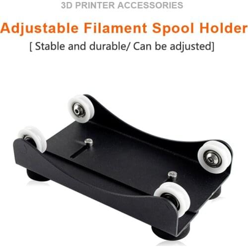 3D Printer Parts PLA Filament Holder 3D Printer Material Rack Filament Spool Holder Material Shelves Supplies Tray With Bearing