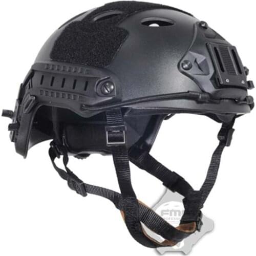 FMA FAST Tactical Police Protective PJ Helmet Black ABS For Airsoft Paintball