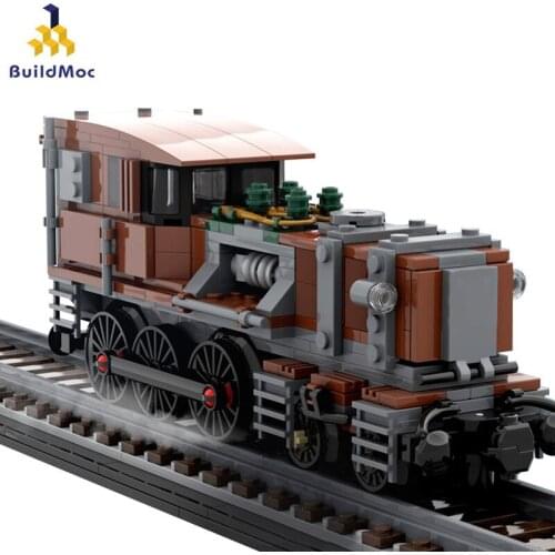 Classic Creativity Steampunk Crocodile Locomotive Train Compatible Building Blocks Puzzle Toy Moc-51372