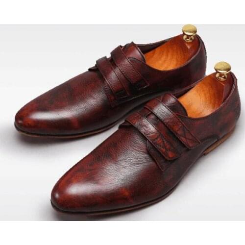 Hand-made Italian Men shoes Retro Pointed toes casual shoes Fashion Loafers Slip on Comfortable Driving shoes for men