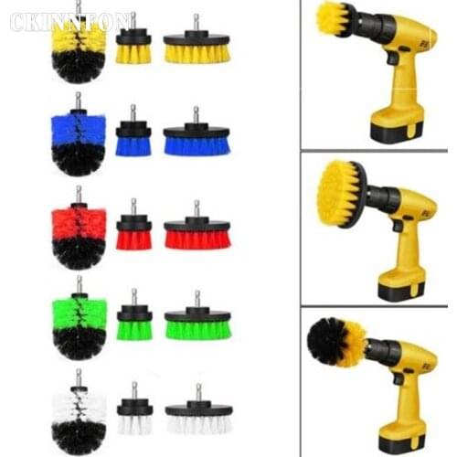 50sets Power Scrubber Brush Set Drill Scrubber Brush For Cleaning Cordless Drill Attachment Kit Power